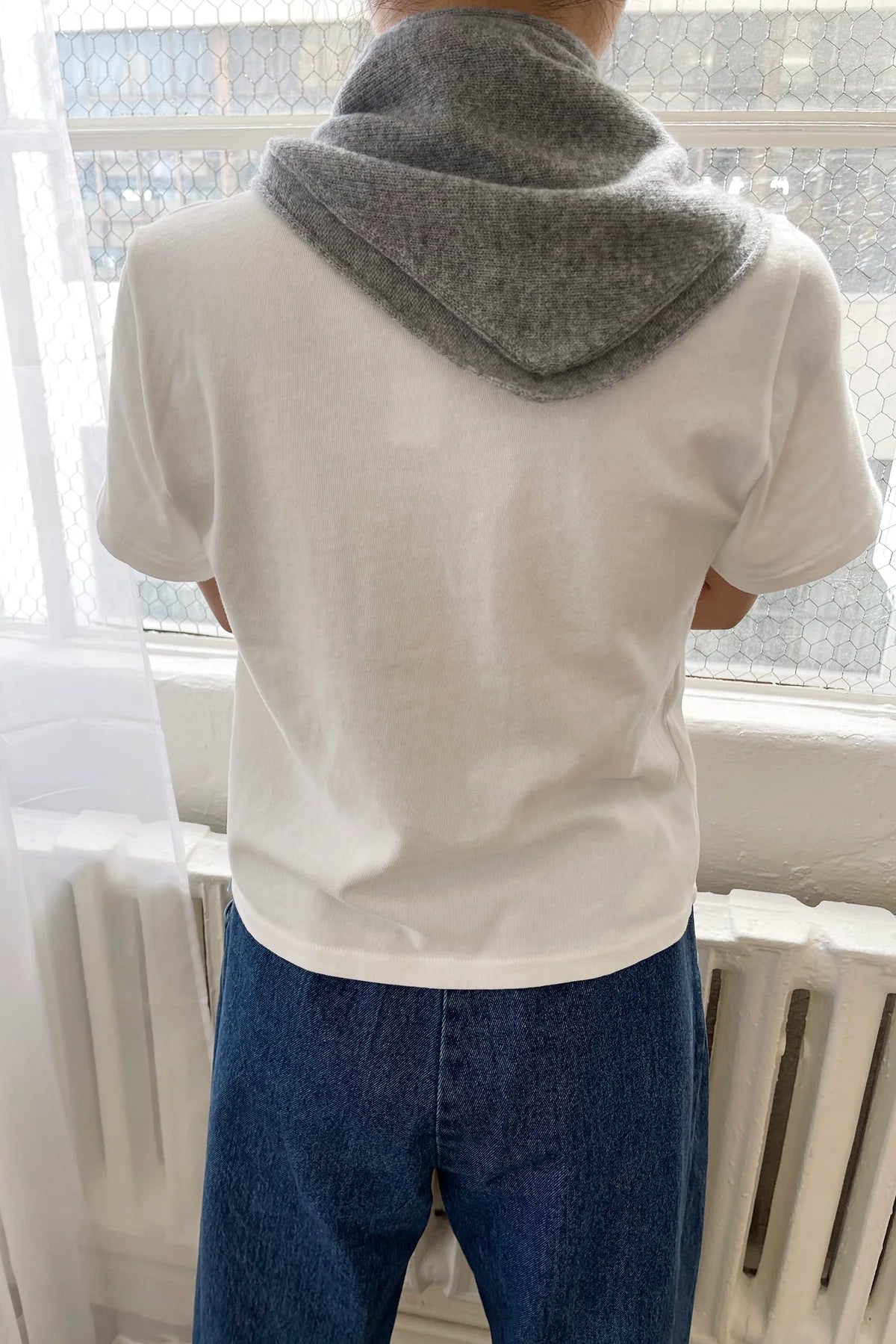 šátek Cashmere Bandana grey