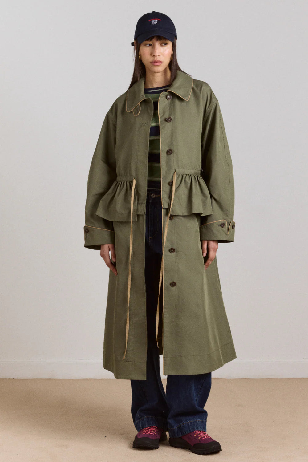 multi-coat myrtle trench sage
