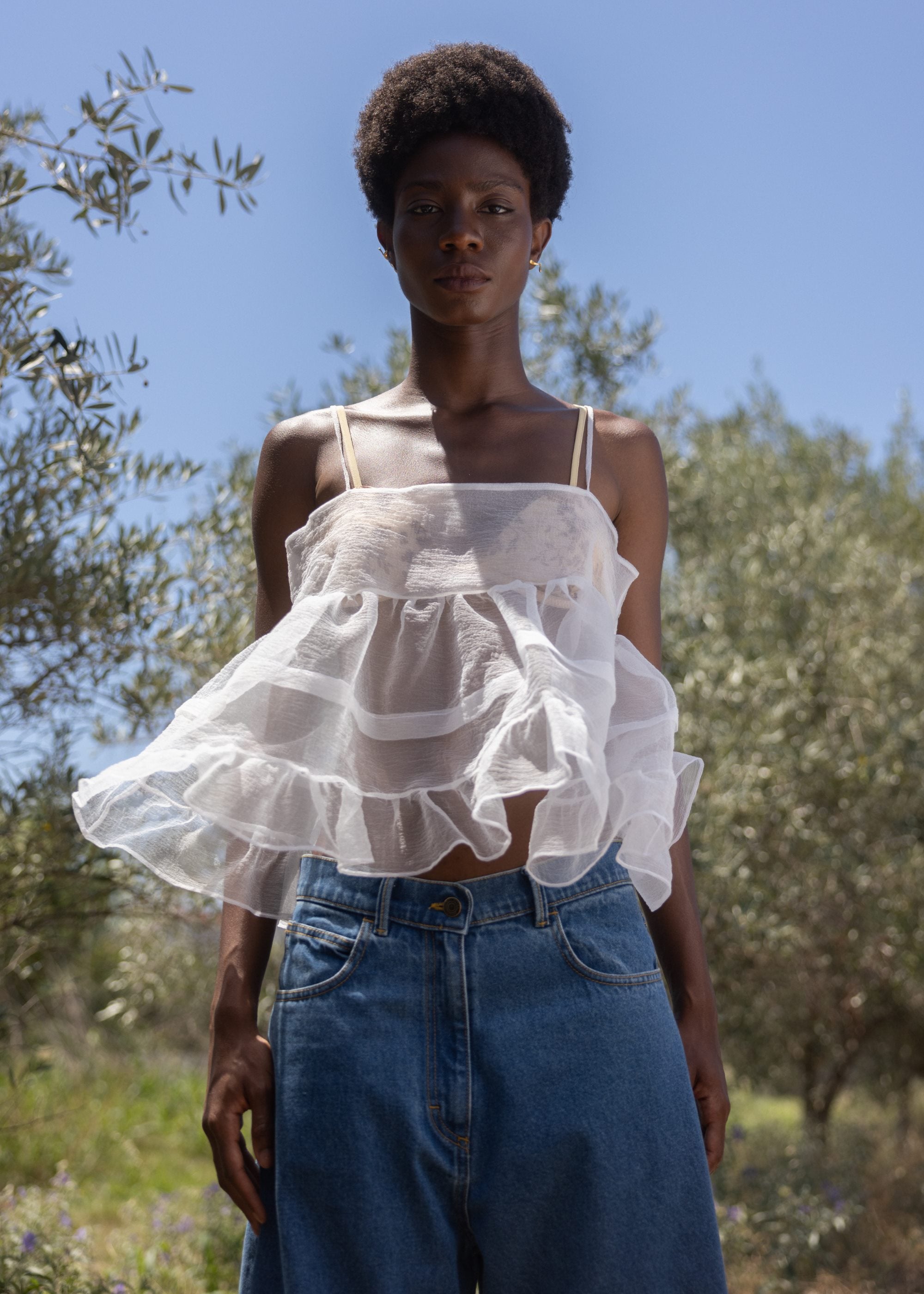 top Babydoll Organza