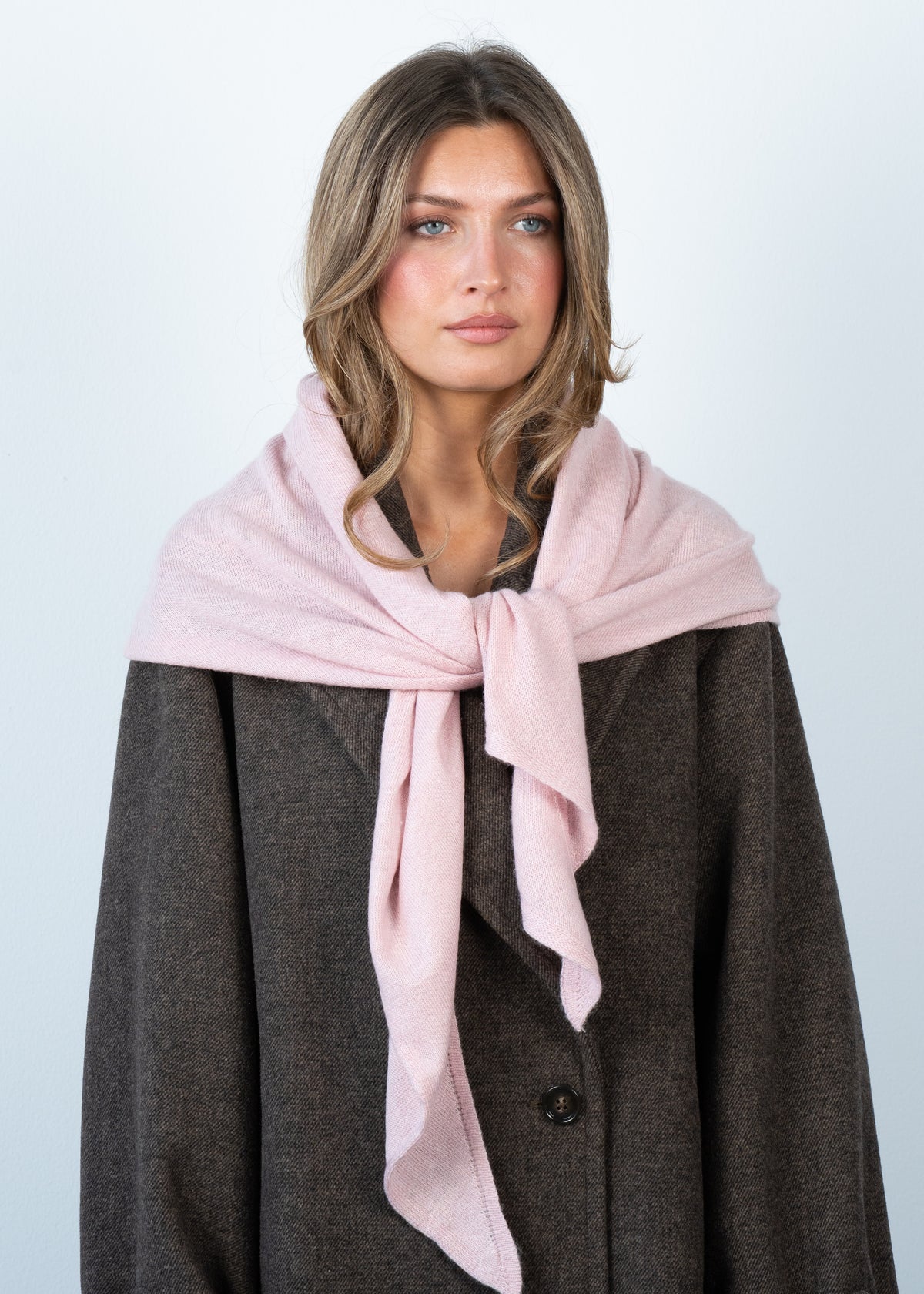 bandana big triangle scarf pink