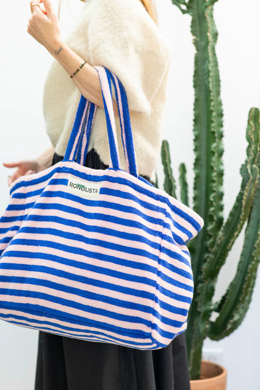 weekend bag Naram dazzling blue & rose