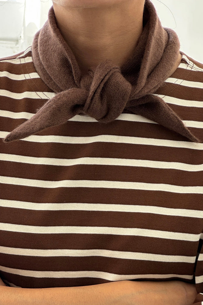 šátek Cashmere Bandana mocha