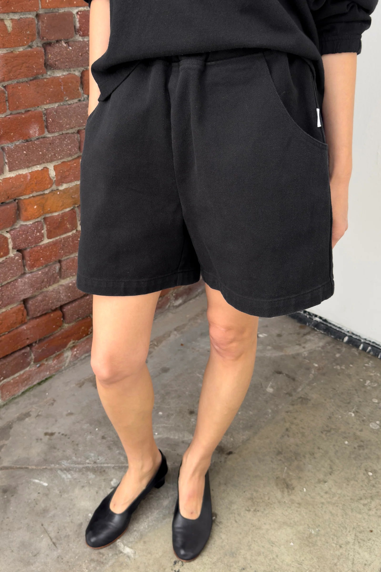 City navy shorts