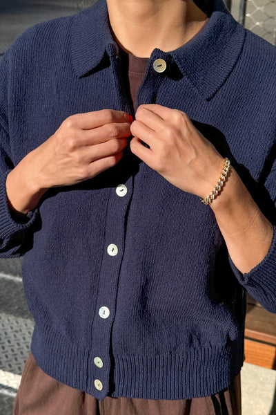 cardigan the club - navy