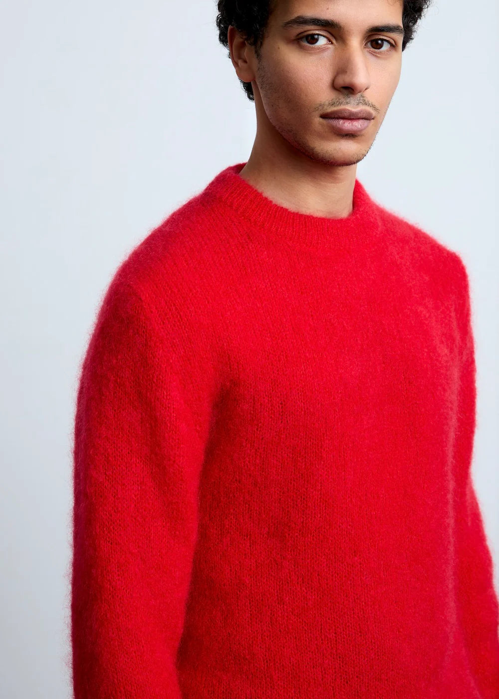 svetr z mohéru Sasha red - unisex