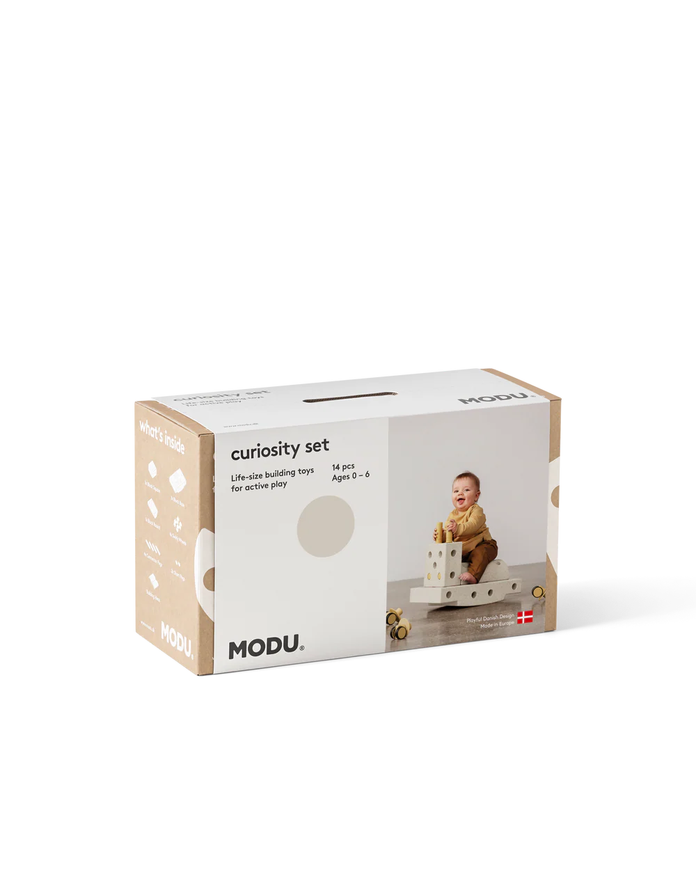 Modu stavebnice Curiosity Set - Sand Grey / Honey Yellow