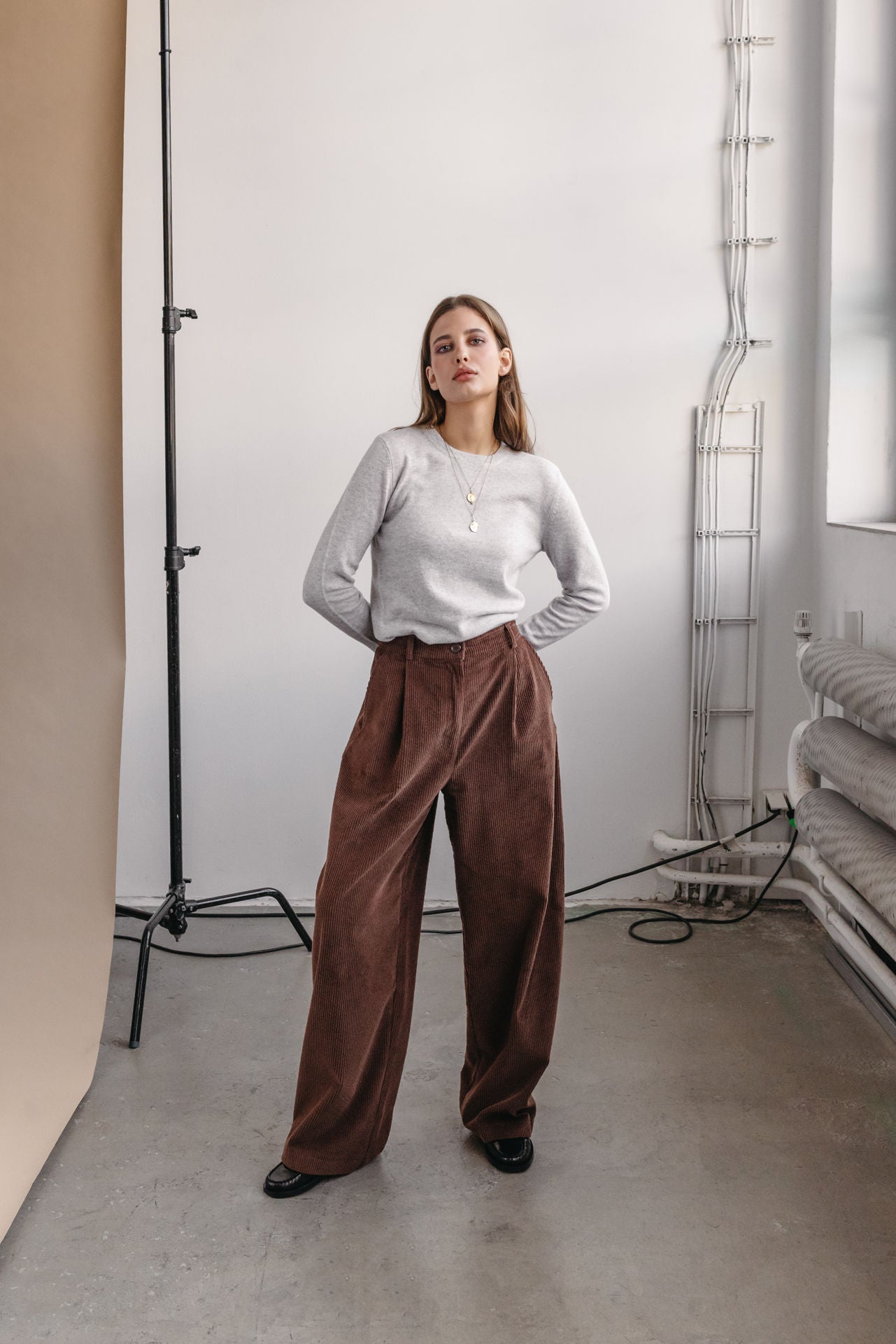 Alby Corduroy Pants – Cinnamon