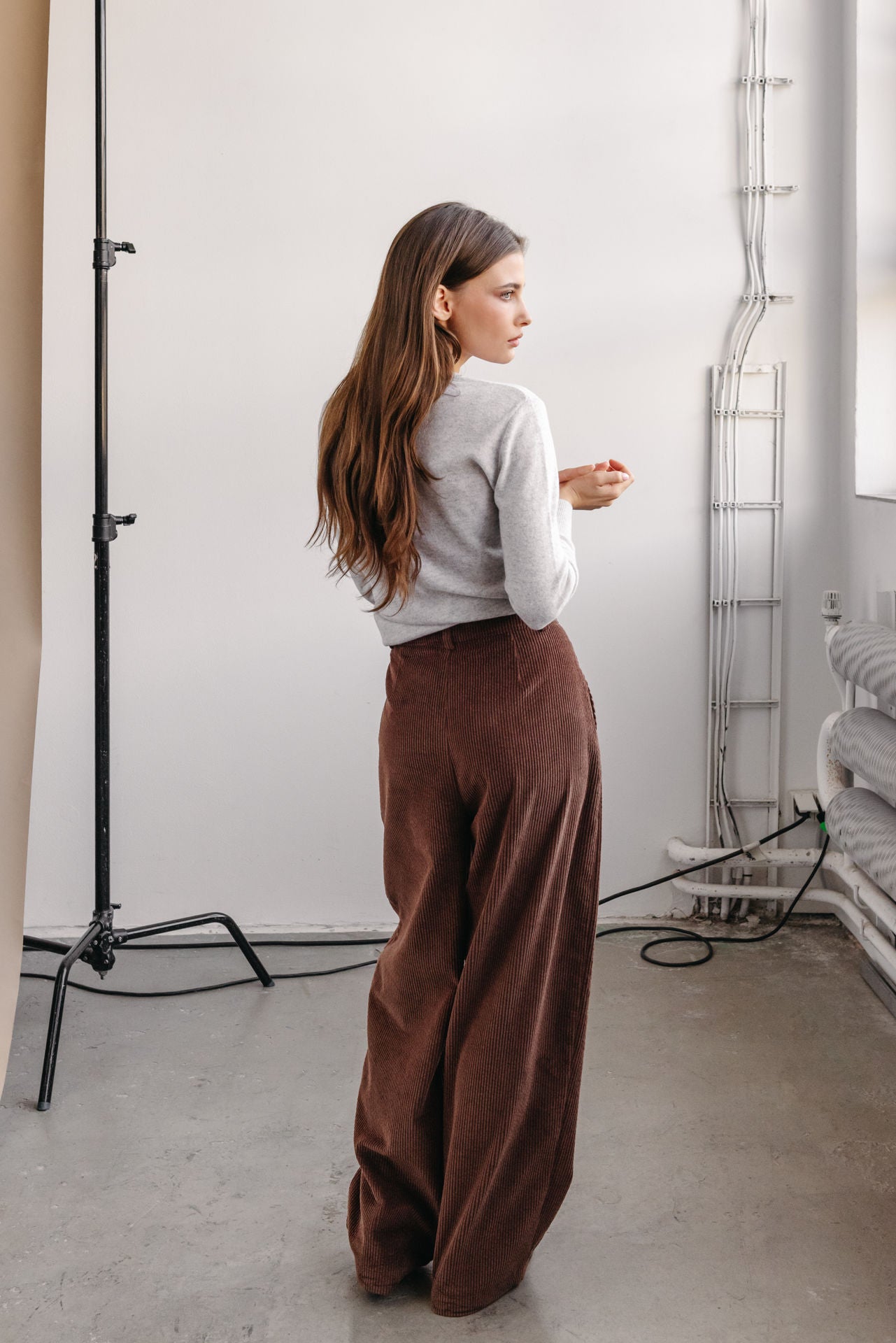 Alby Corduroy Pants – Cinnamon