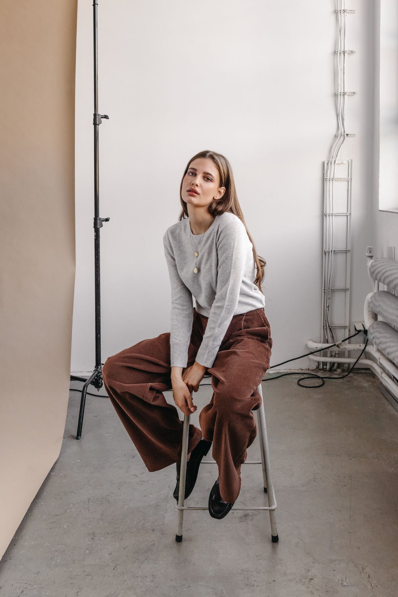 Alby Corduroy Pants – Cinnamon