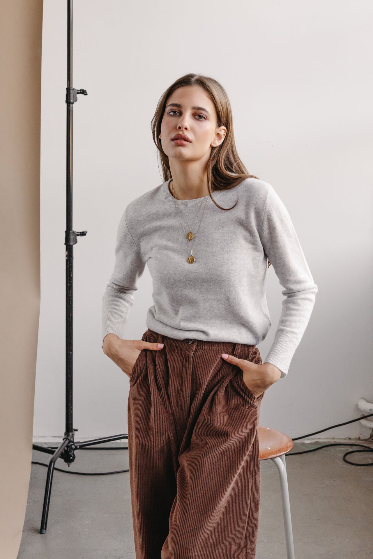 Alby Corduroy Pants – Cinnamon