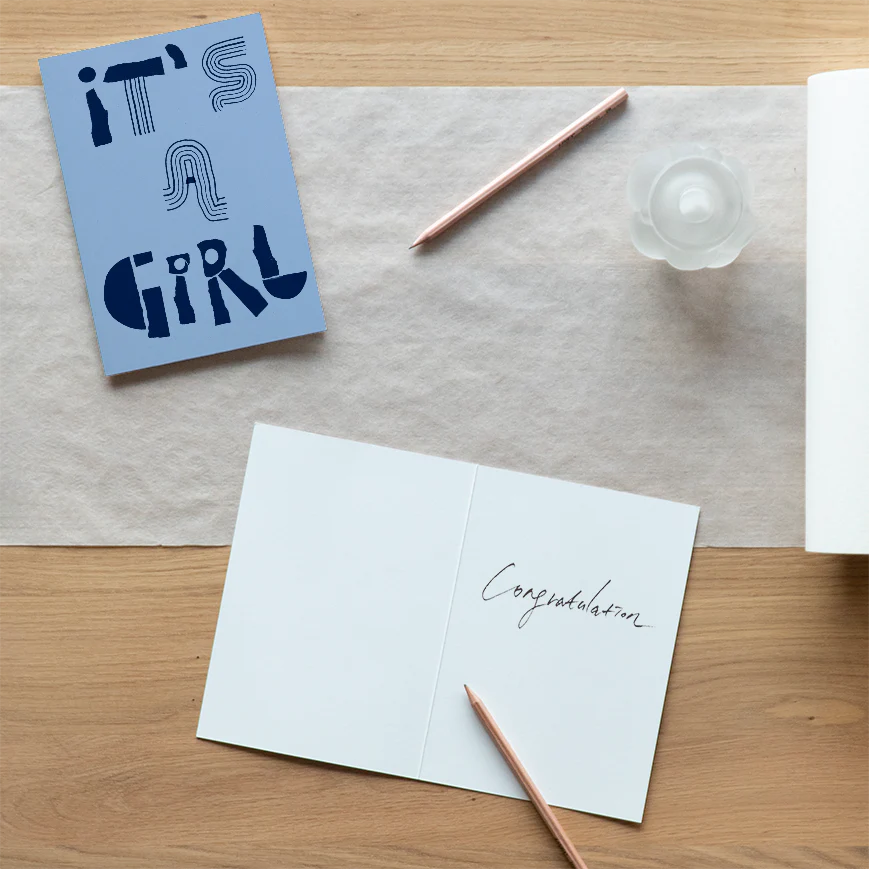 přání it's a girl