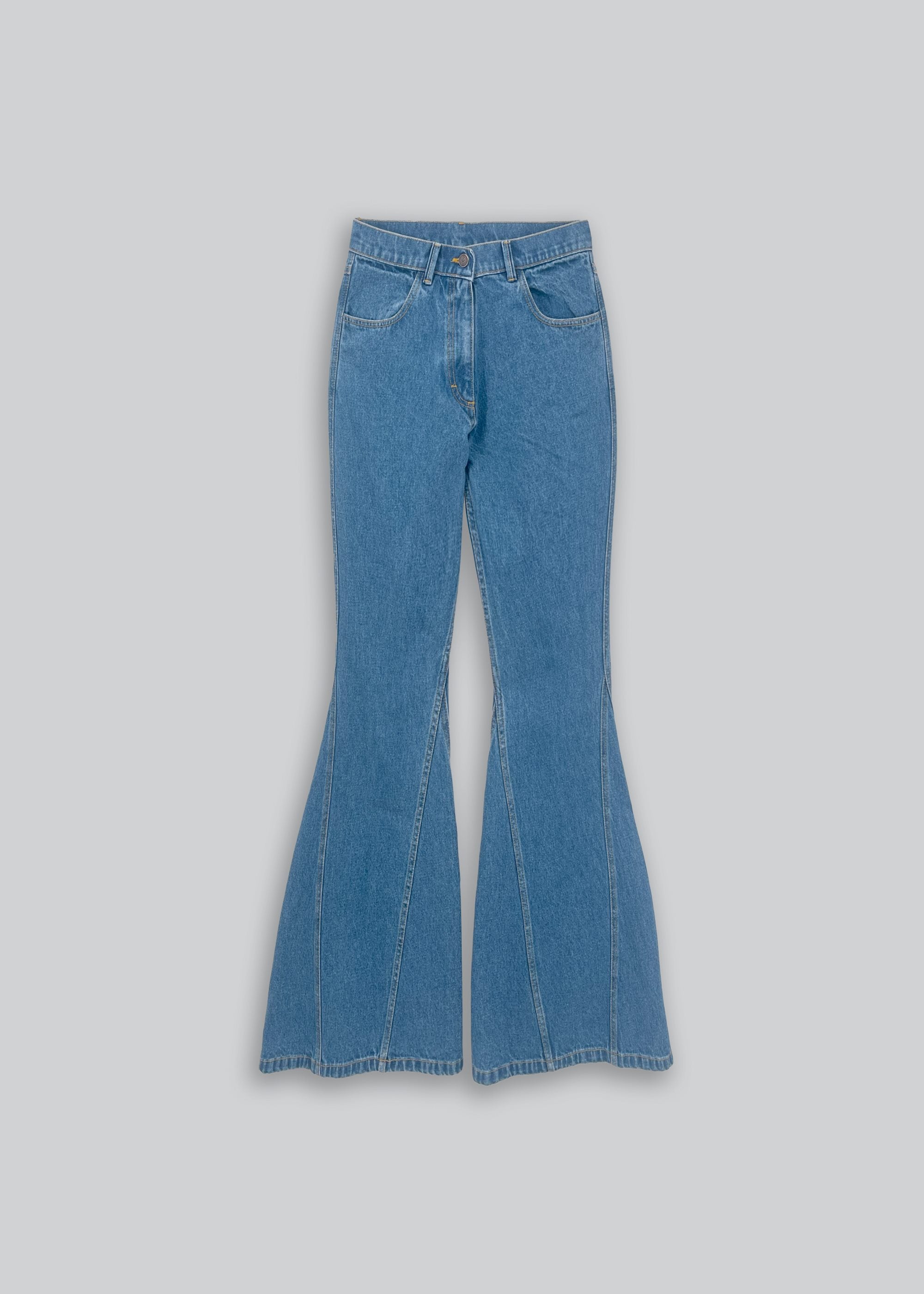kalhoty denim Flared