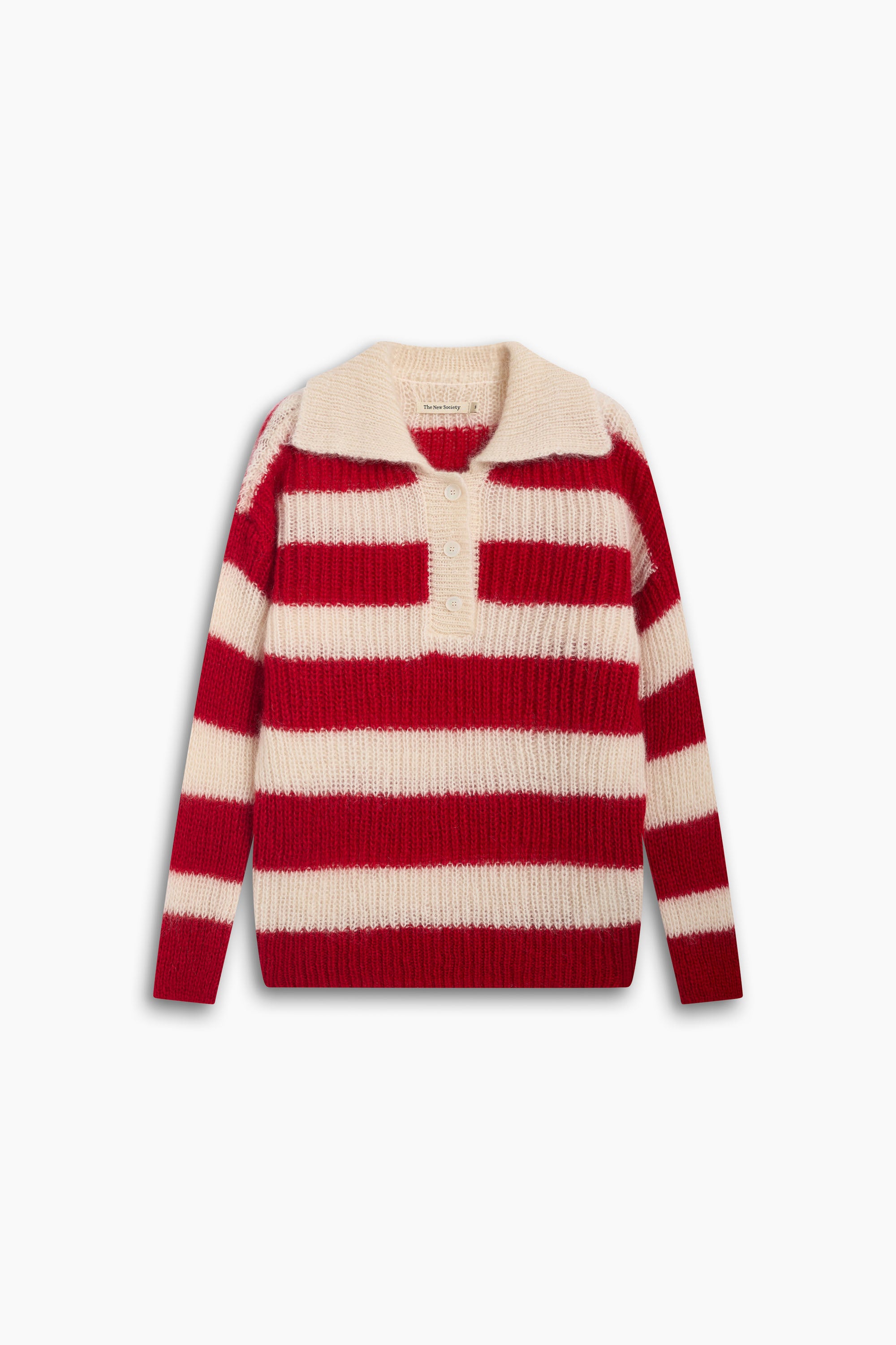 svetr ellie polo chinese red stripe
