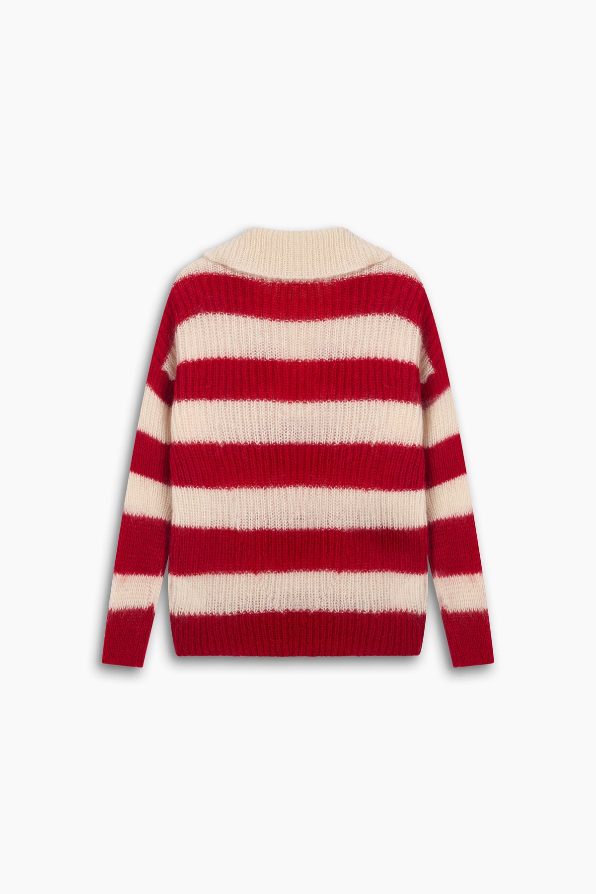 svetr ellie polo chinese red stripe