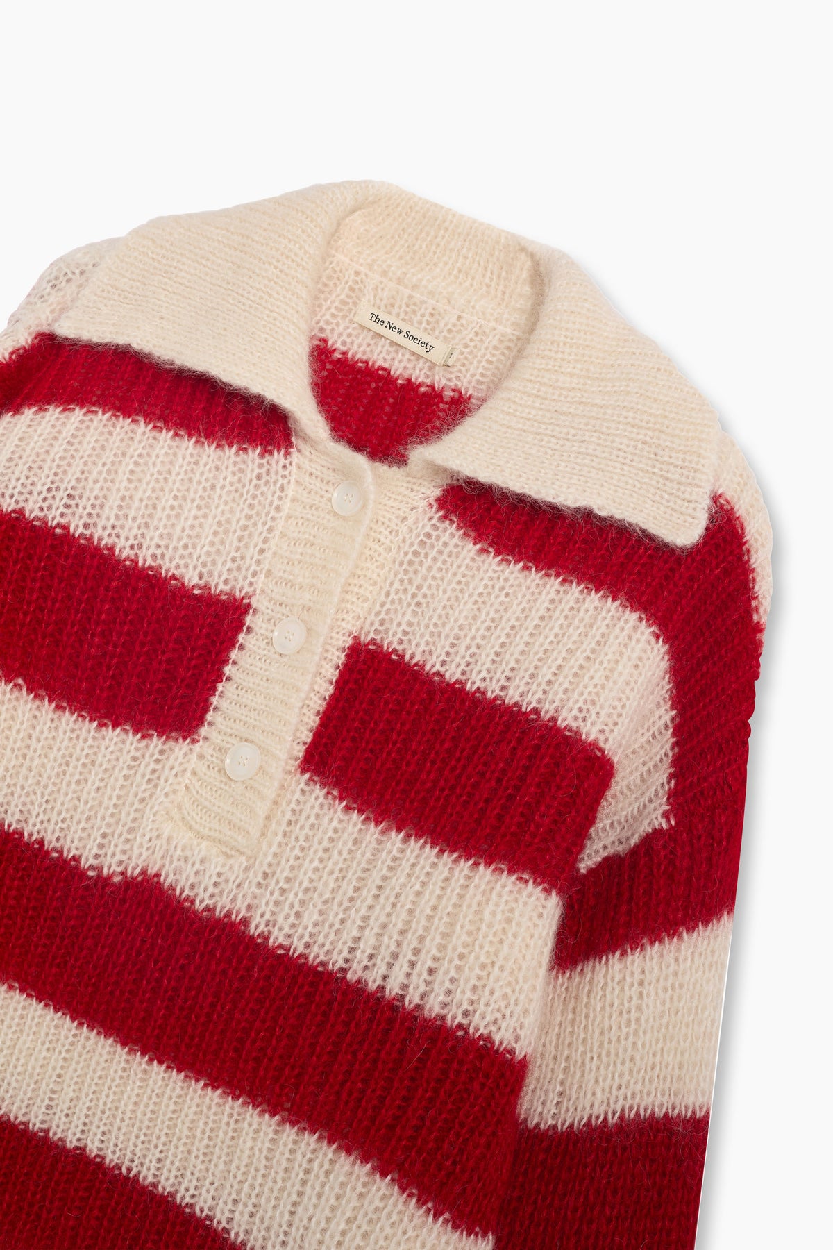 svetr ellie polo chinese red stripe