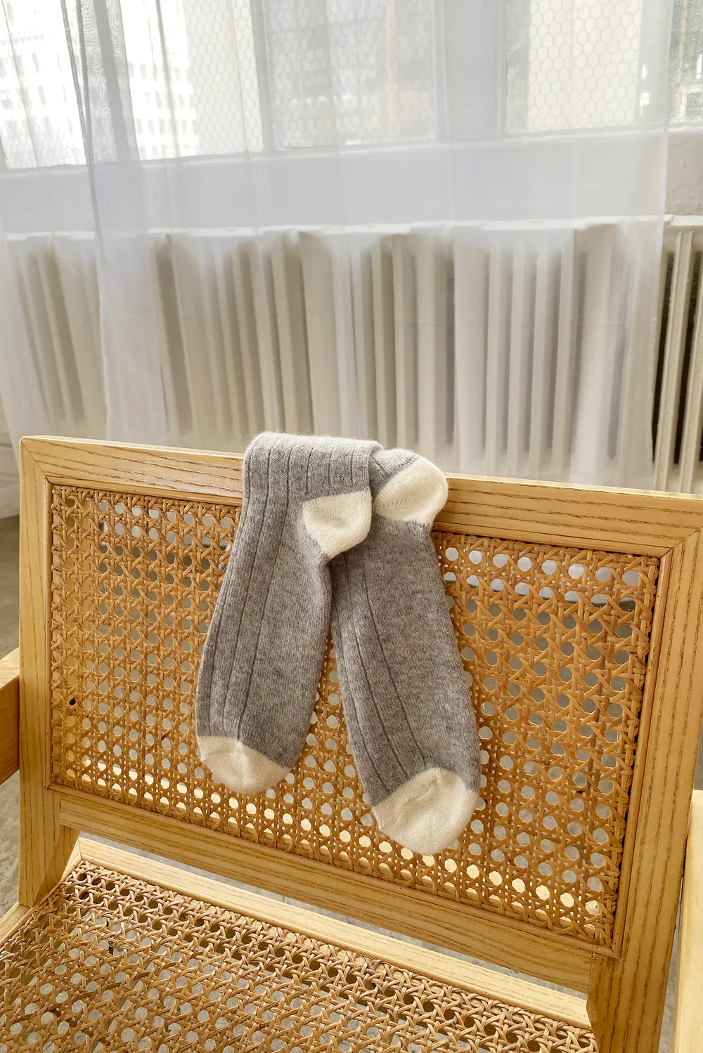 ponožky Classic Cashmere grey melange extended