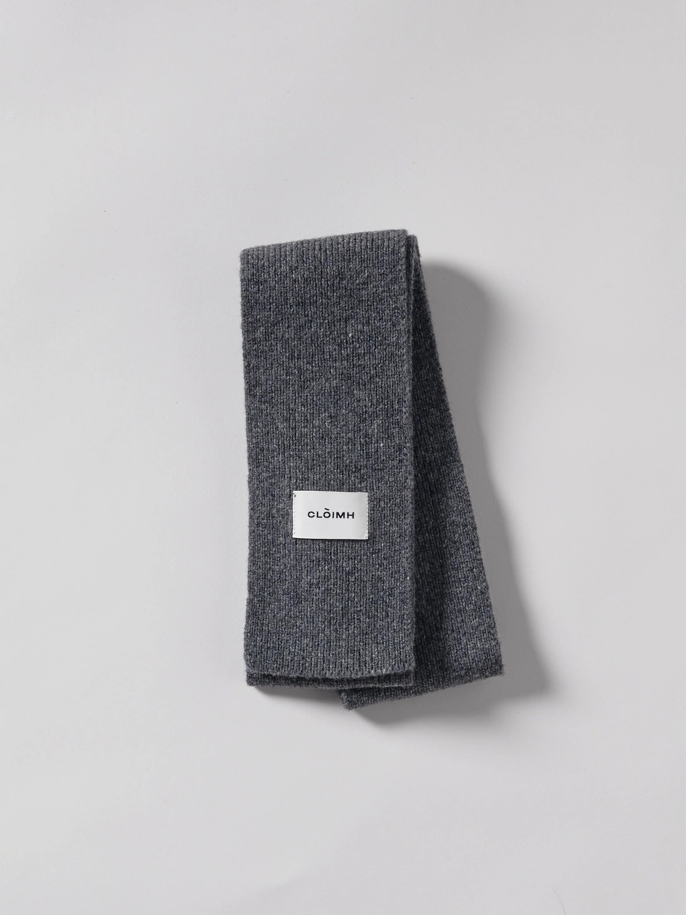 šála mini soft z vlny - Dark Grey
