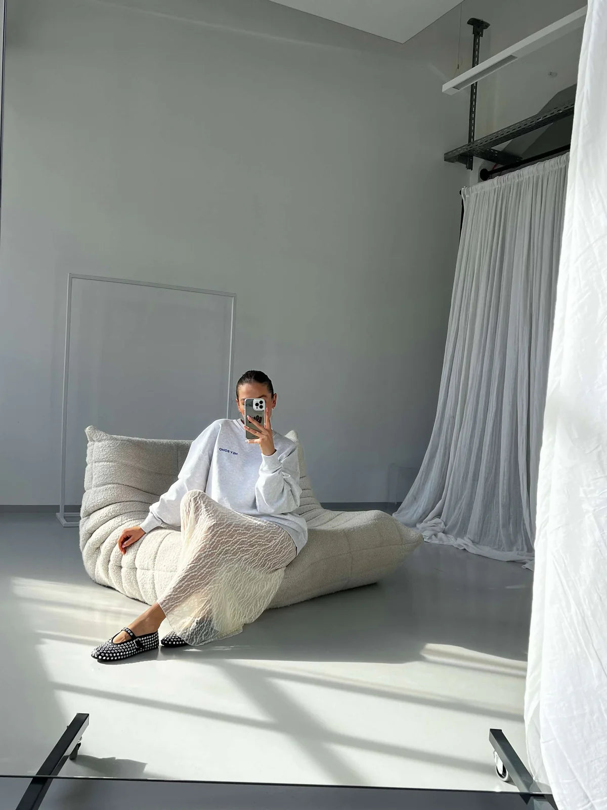 mikina Energy Grey Melange