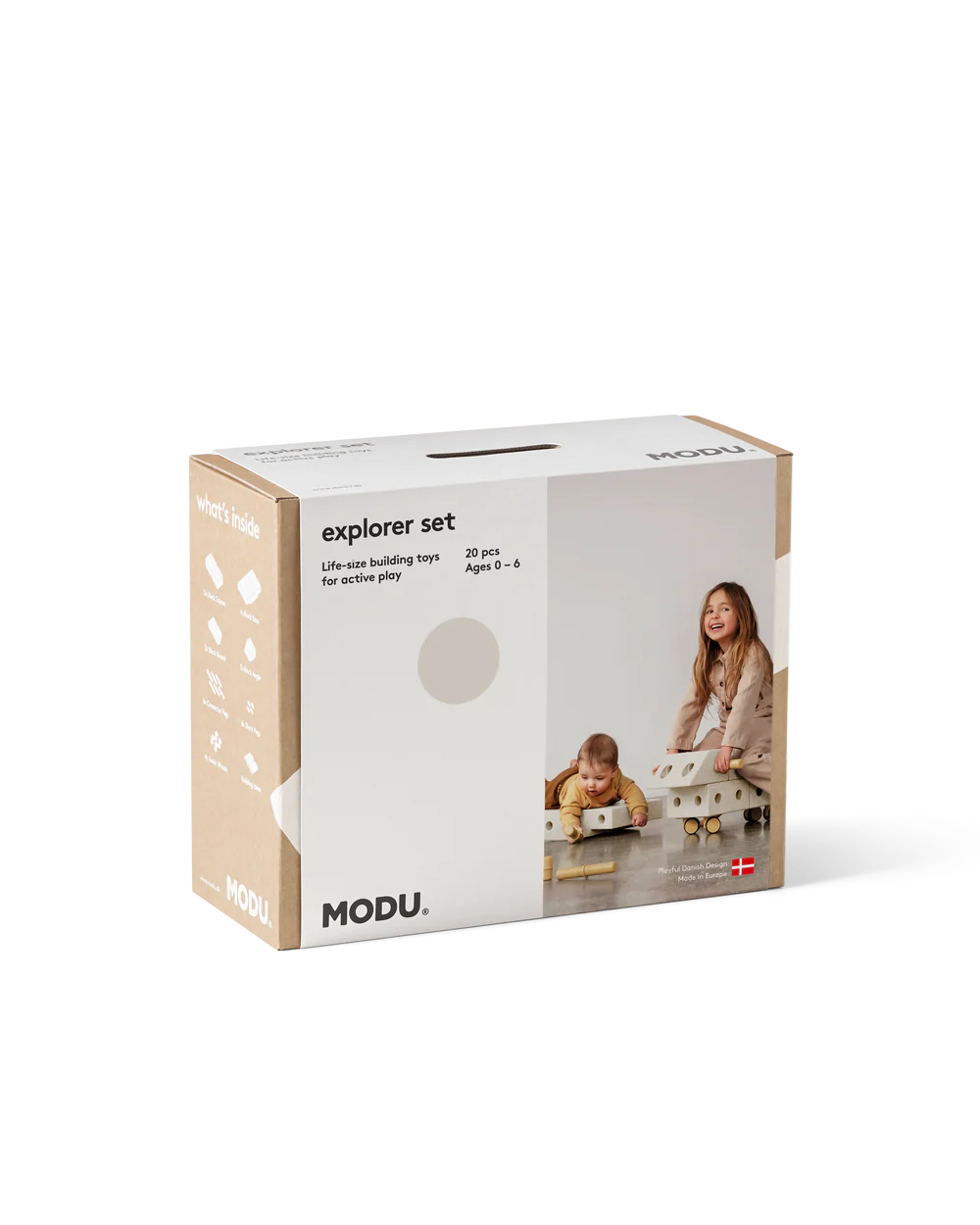 Modu stavebnice Explorer Set - Sand Grey / Honey Yellow
