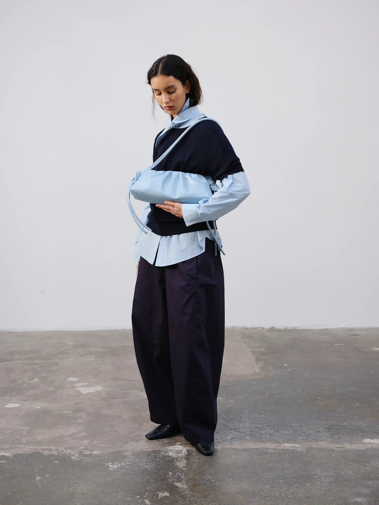 Dumpling Bag: Baby blue