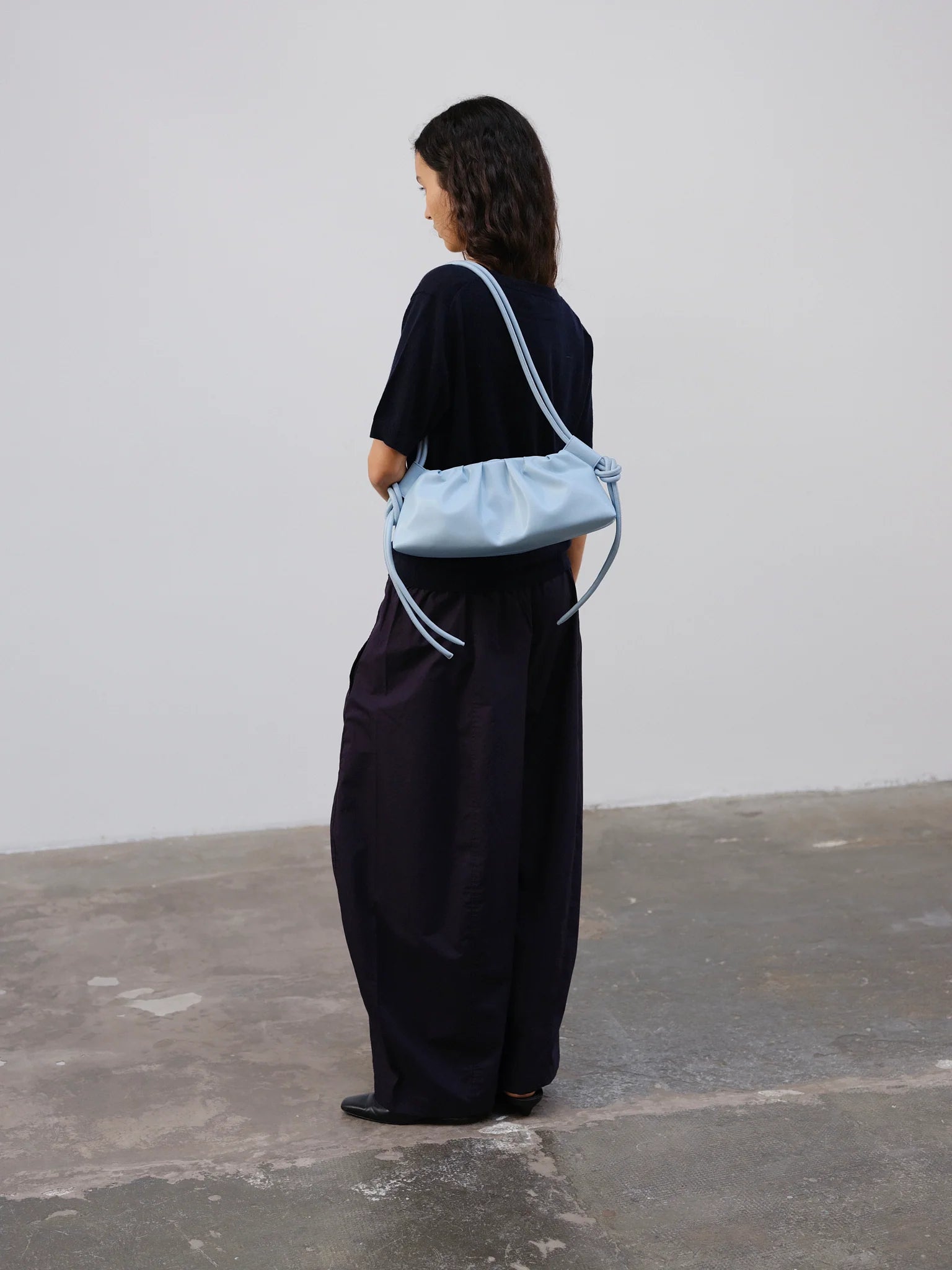 Dumpling Bag: Baby blue