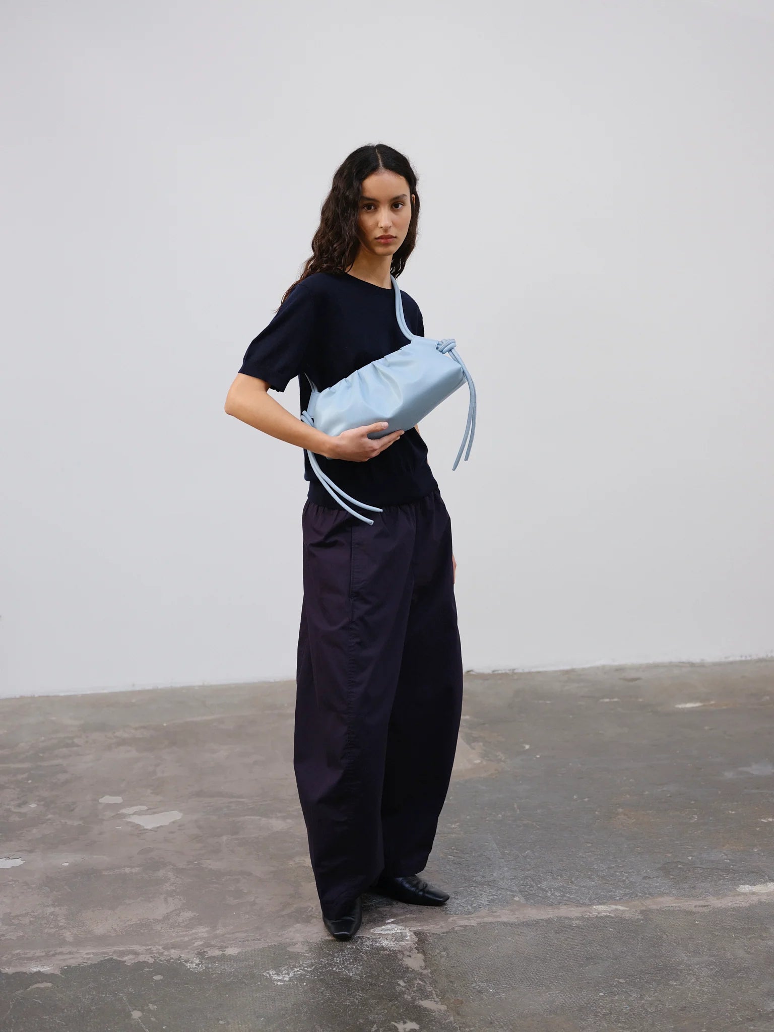 Dumpling Bag: Baby blue