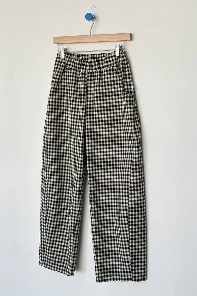 kalhoty Arc Gingham Black