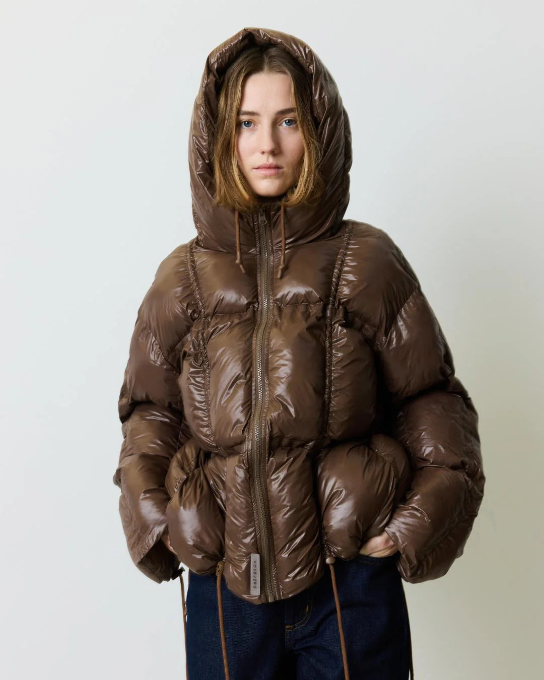 zimní bunda puffer paris brown