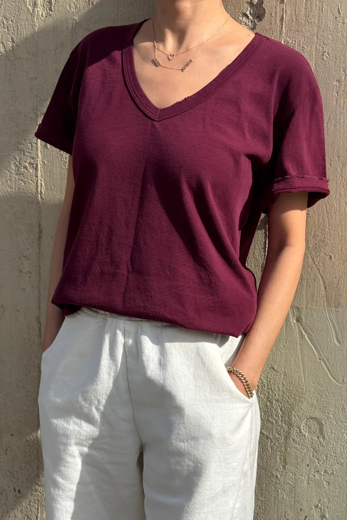 triko La Vie maroon