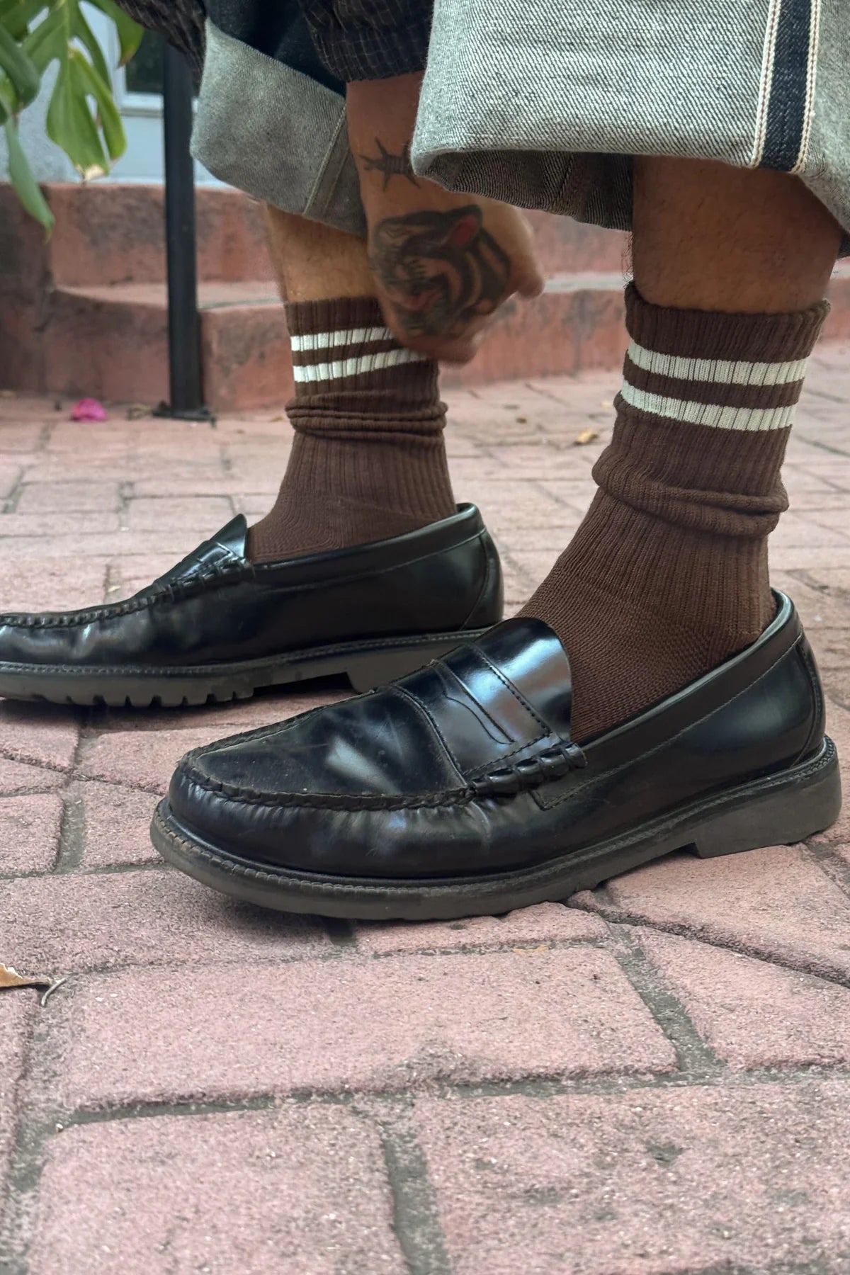 Boyfriend extended socks - Ice