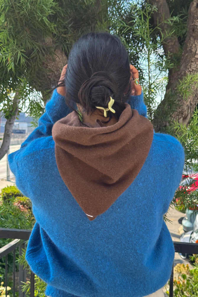 šátek Cashmere Shawl mocha