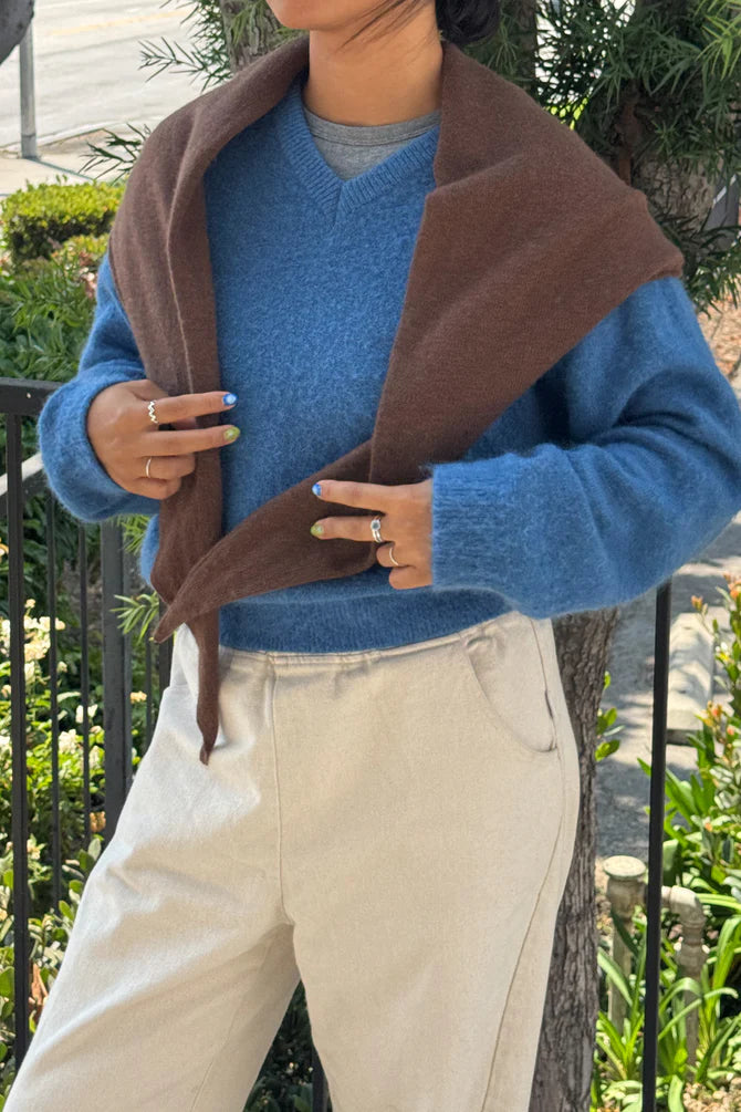 šátek Cashmere Shawl mocha