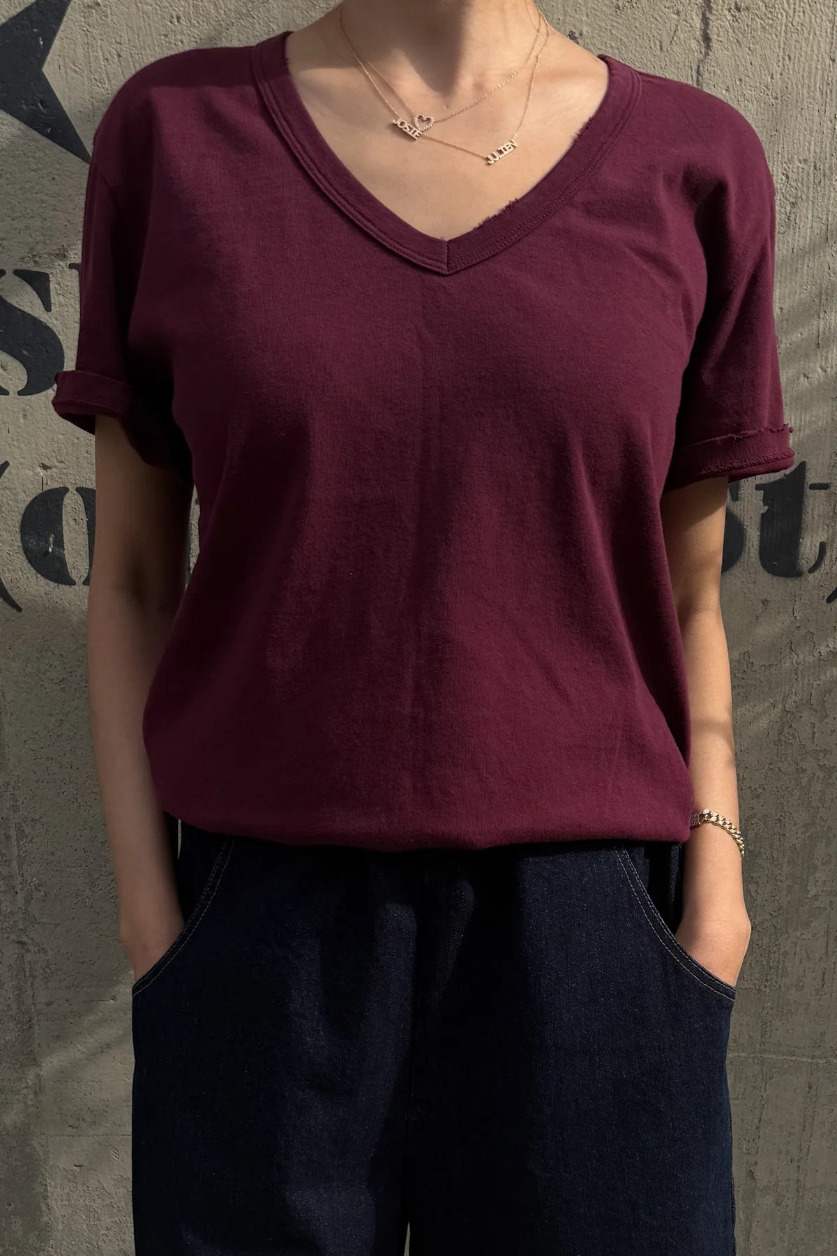 triko La Vie maroon