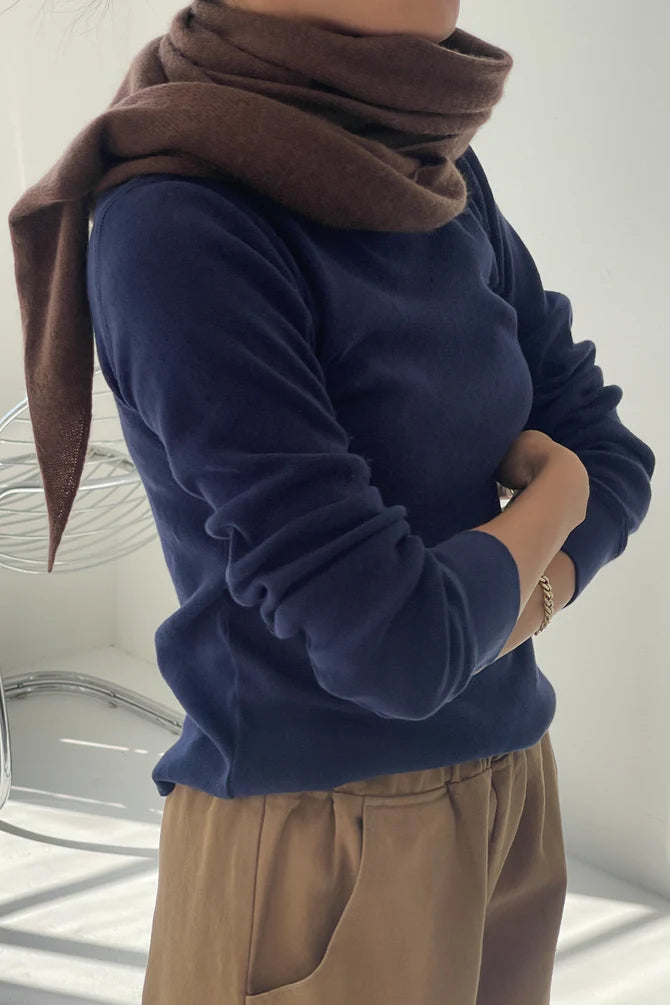 šátek Cashmere Shawl mocha
