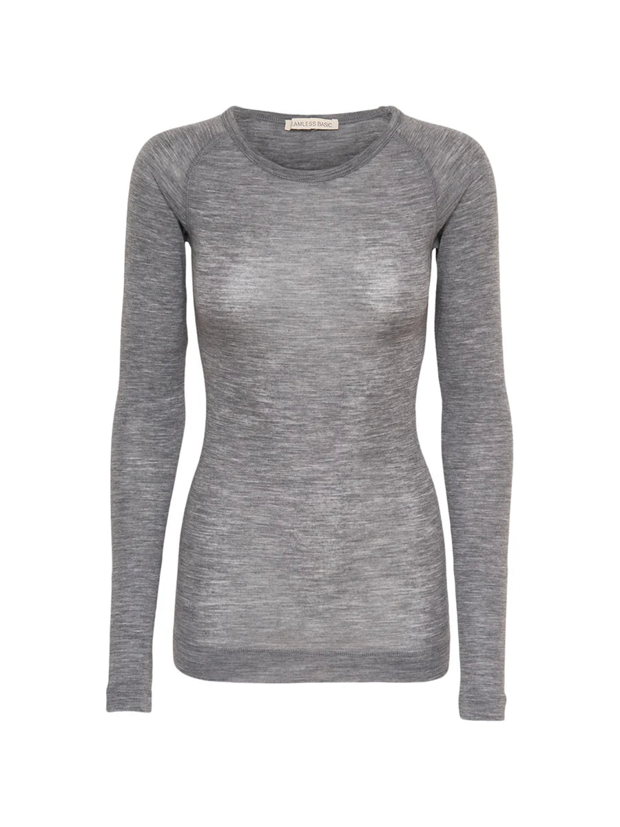 triko Woolen Jade grey melange