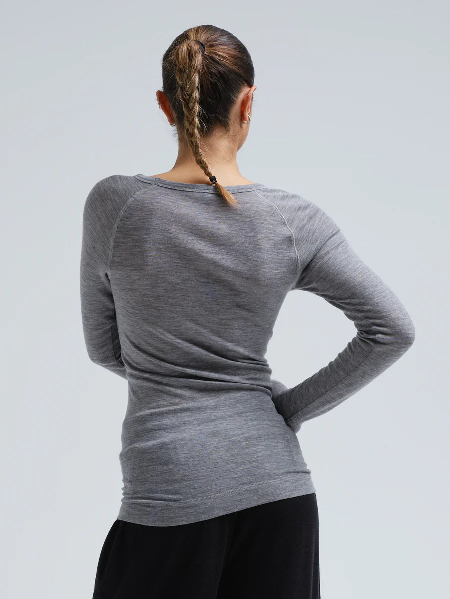 triko Woolen Jade grey melange