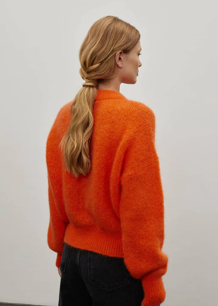 svetr z mohéru Jane orange