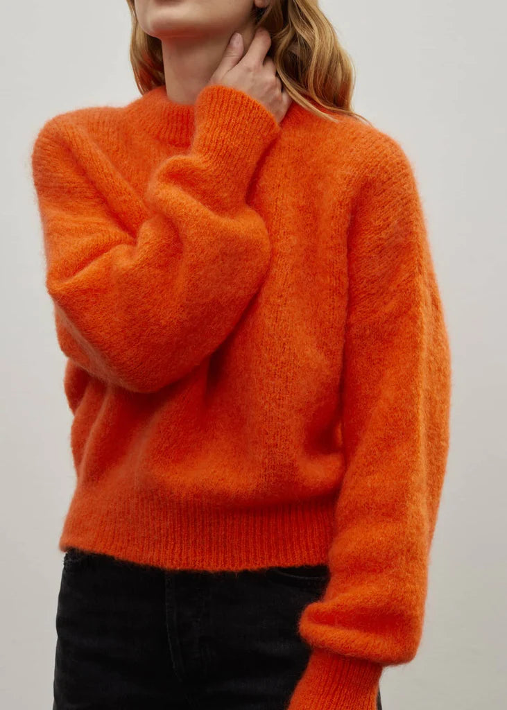 svetr z mohéru Jane orange