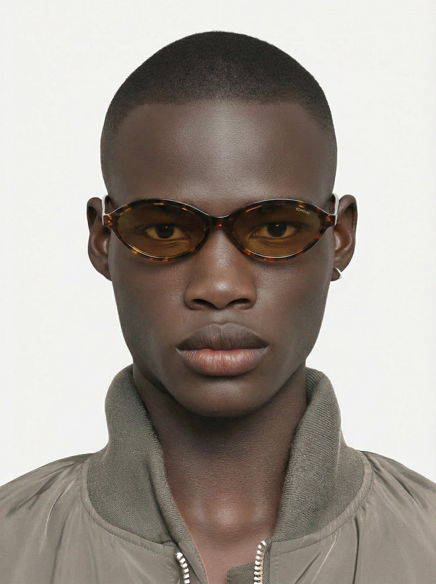 Komono Doris Havana Amber Sunglasses