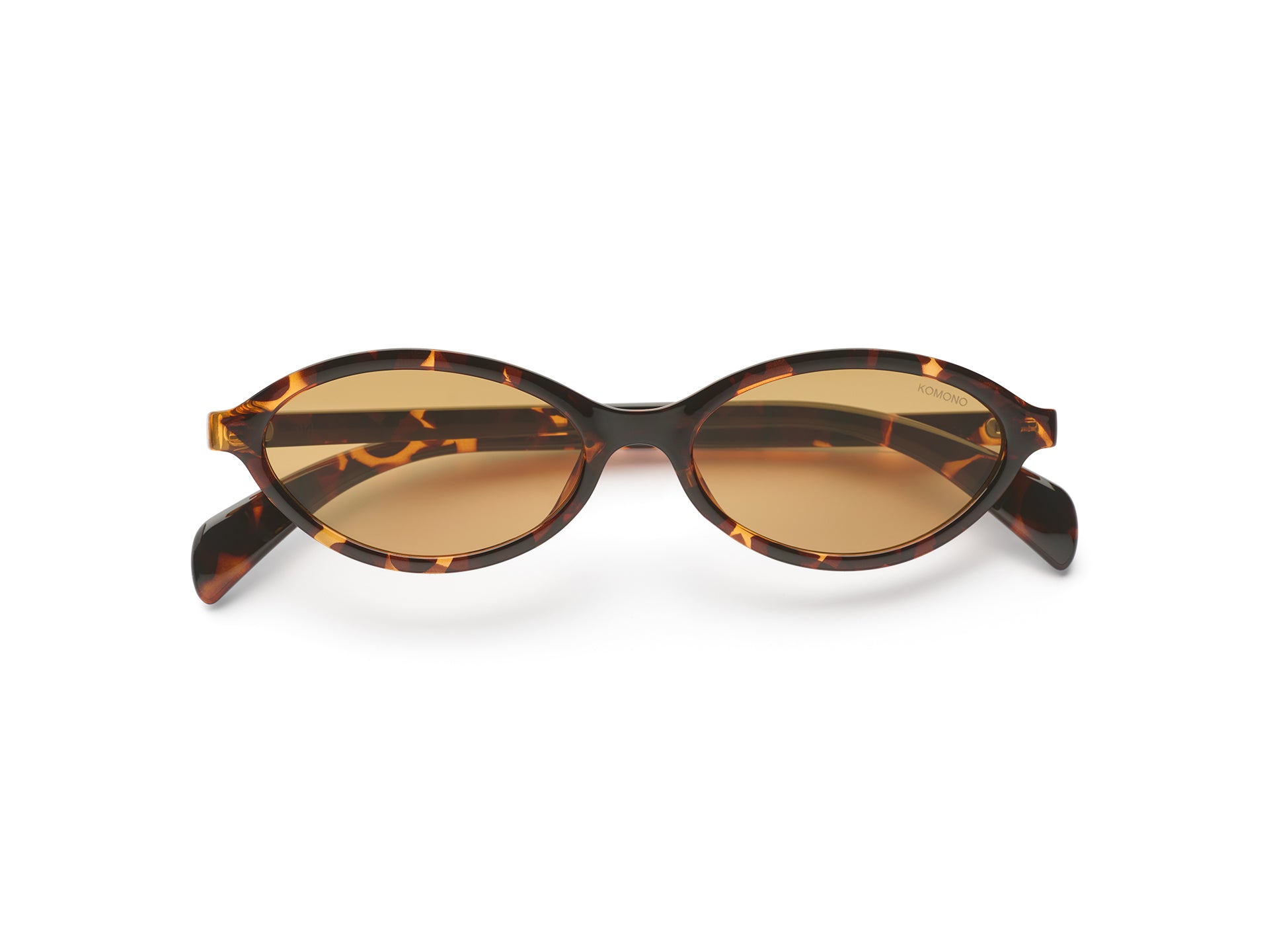 Komono Doris Havana Amber Sunglasses
