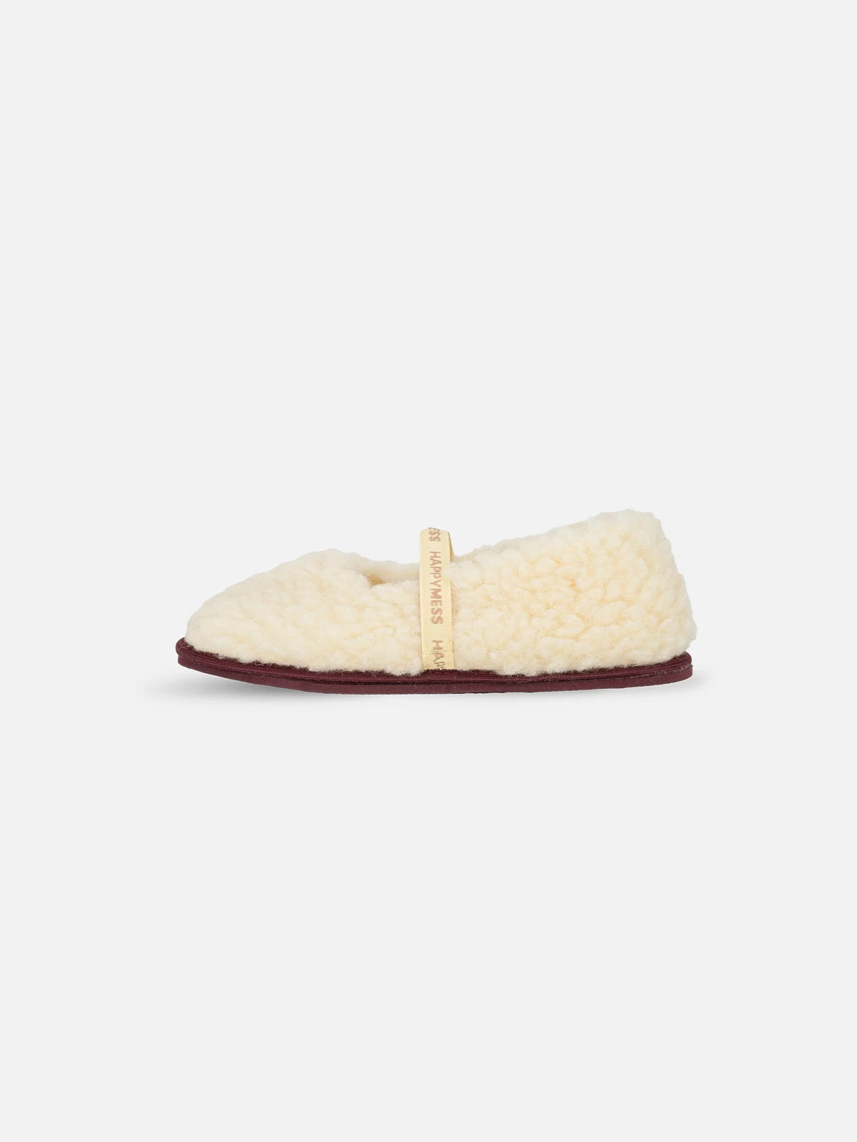 Slippers z vlny Butter Yellow