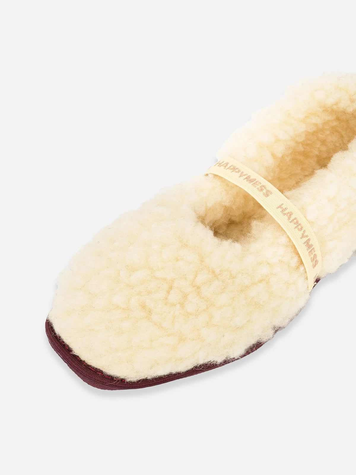 Slippers z vlny Butter Yellow