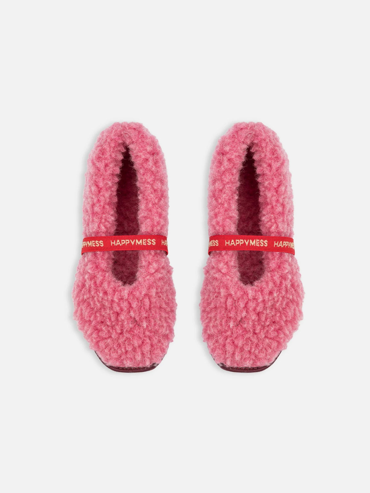 Slippers z vlny Dusty Pink