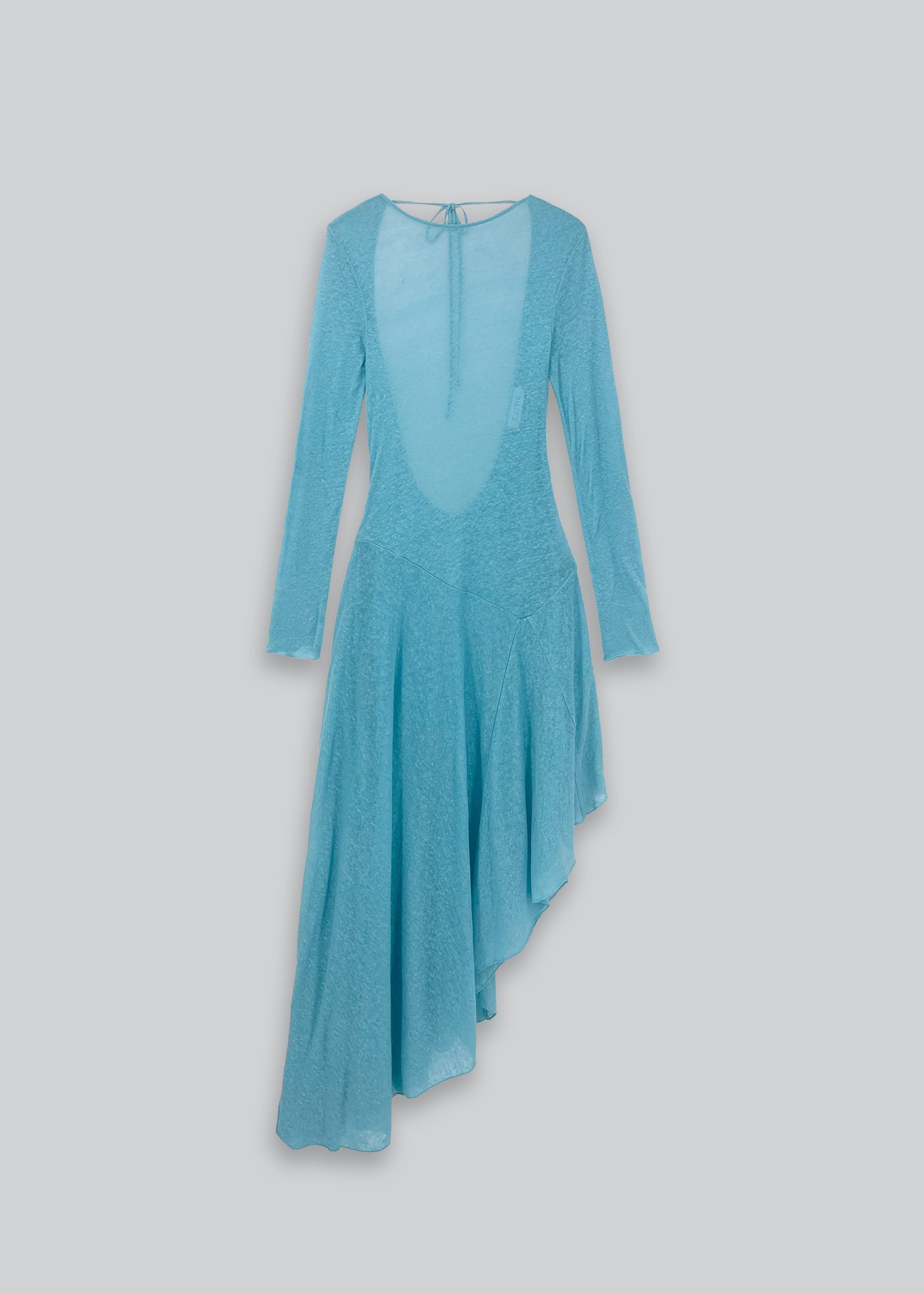 šaty Knitted Open-Back Asymmetrical