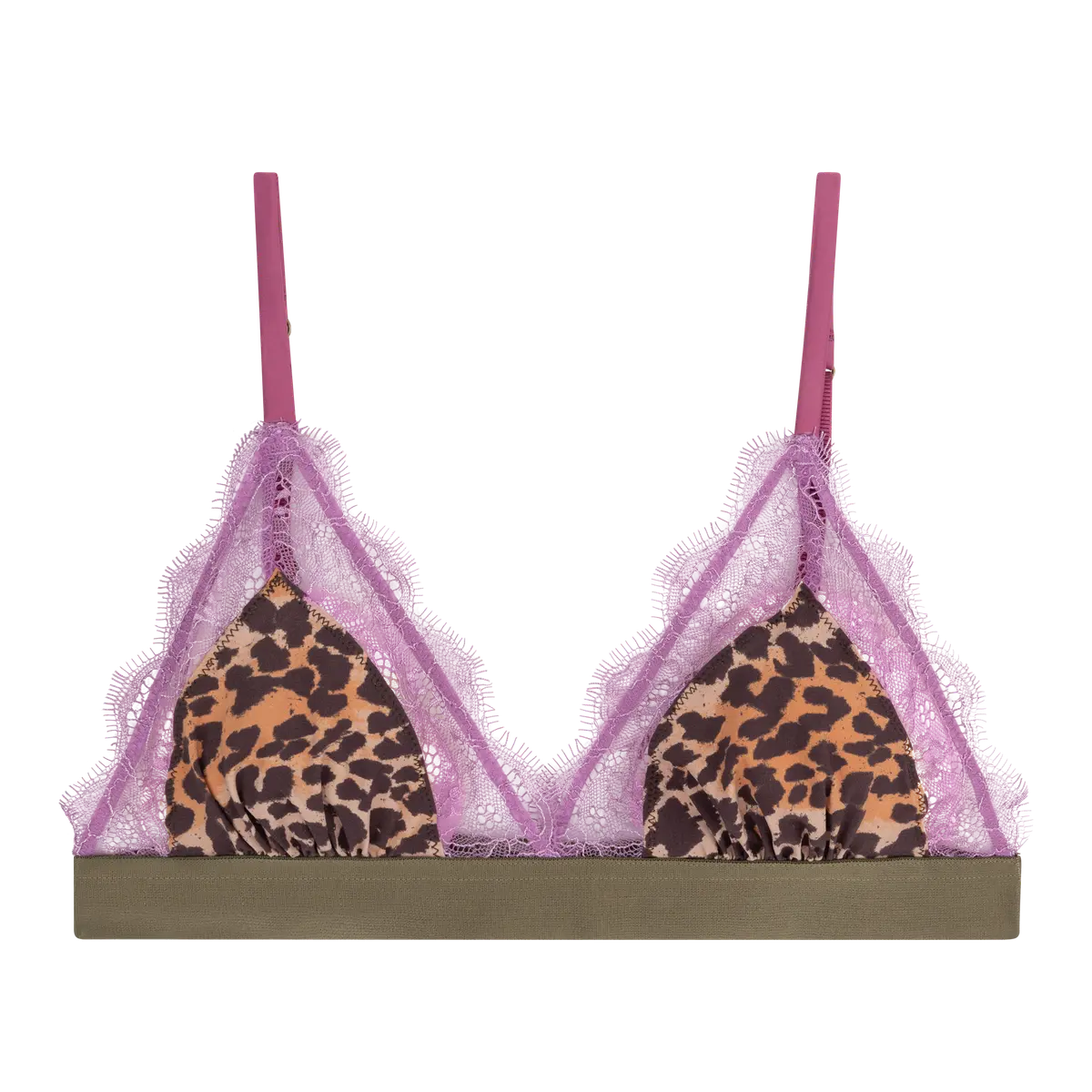 bralette Love Lace leopard