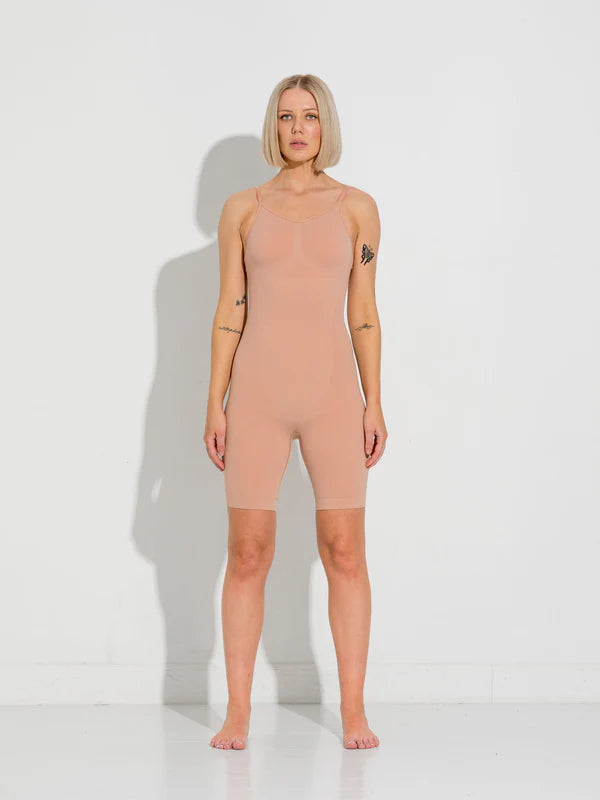 Contour Shapewear Bodysuit - Tan