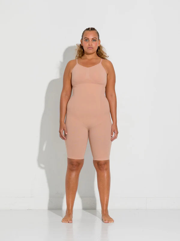 Contour Shapewear Bodysuit - Tan