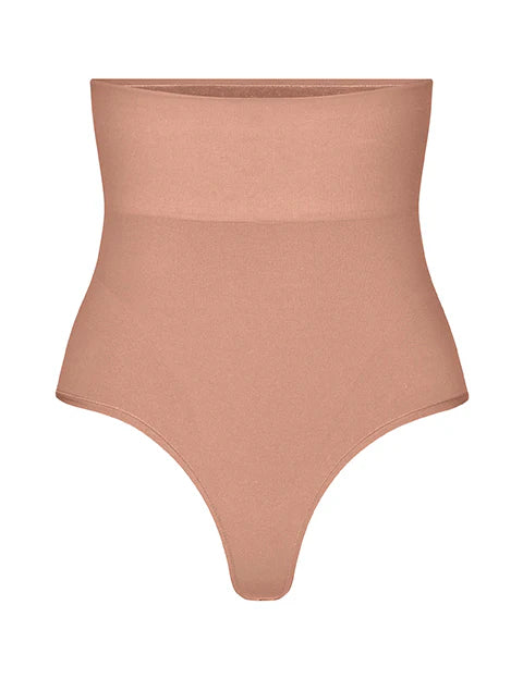 Second Skin High waist thong - Tan