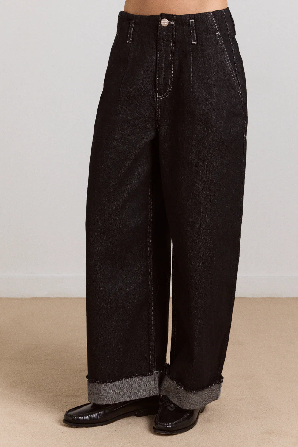 loose fit pascal jeans black wash