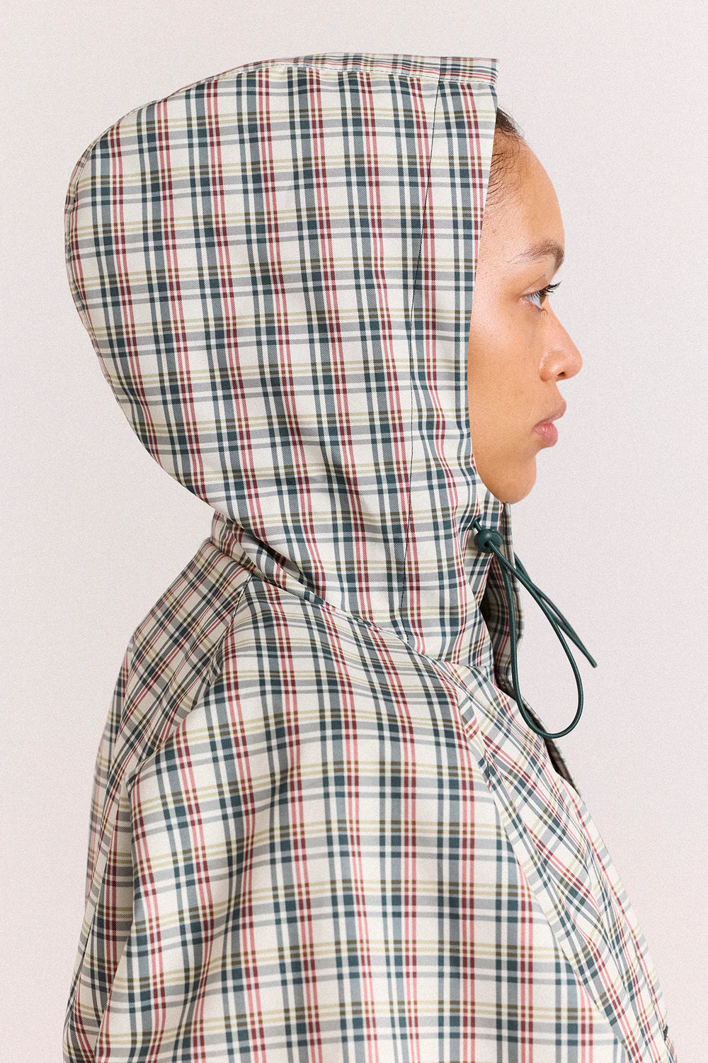 bunda Liu raincoat - Elderberry Check